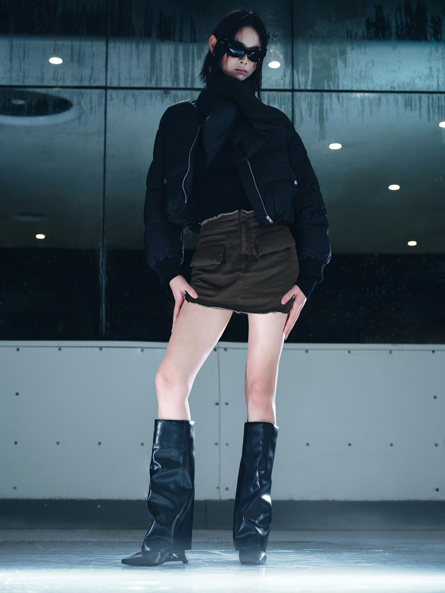 Sugar-Free Wide-Leg Knee Boots 8824605010