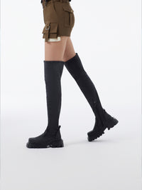 Solid Color Over-the-Knee Boots 8823605009