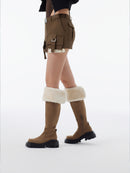 2-in-1 Fleece-Lined Knee-High Boots 8823605022